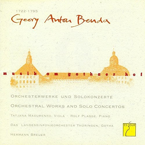 Benda / Thueringen Philharmonie Gotha / Breuer: Music at the Court of Gotha: Orchestral Works - COMPACT DISCS