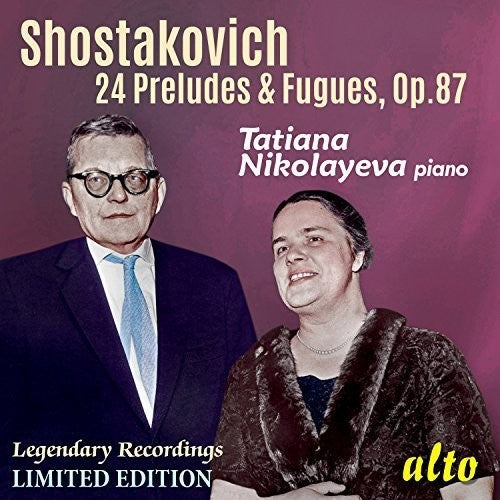 Shostakovich / Nikolayeva, Tatiana: 24 Preludes & Fugues Op. 87 - COMPACT DISCS