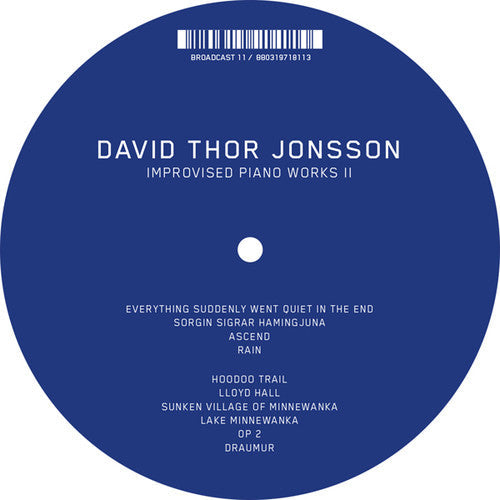 David Thor Jonsson: Improvised Piano Works II { Record }