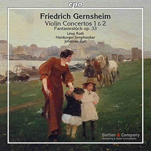 Gernsheim / Roth / Hamburger Symphoniker Orch: Gernsheim: Violin Concertos - COMPACT DISCS