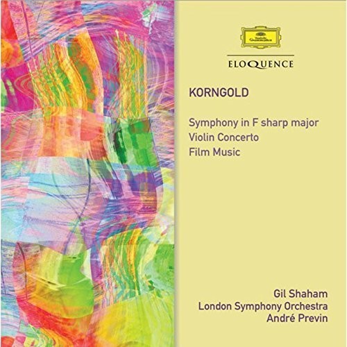 Korngold / Shaham, Gil / Previn, Andre: Korngold: Symphony / Violin Concerto / Film Music - COMPACT DISCS