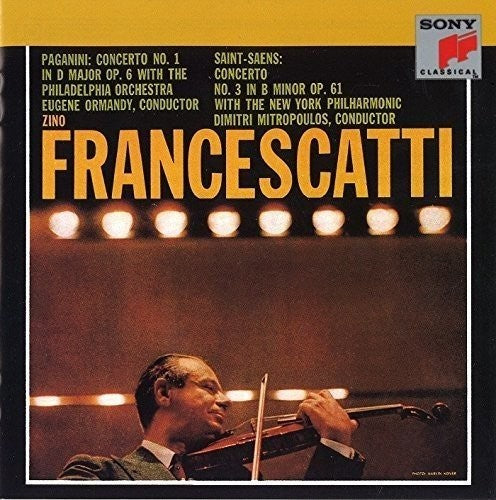 Paganini / Francescatti, Zino: Paganini: Concerto 1 In D Major - COMPACT DISCS