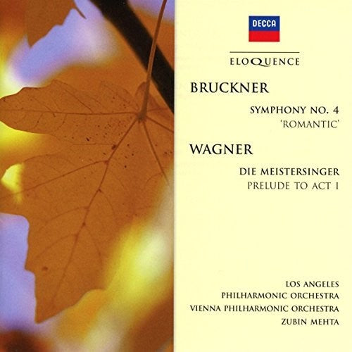 Bruckner / Mehta, Zubin: Bruckner: Symphony 4 Romantic - COMPACT DISCS