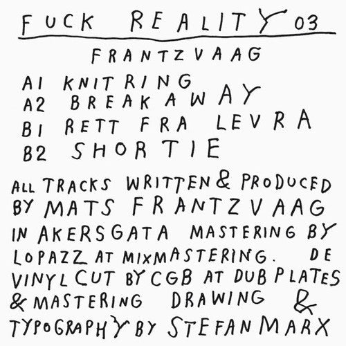 Frantzvaag: Fuck Reality 03 - 12-INCH SINGLE
