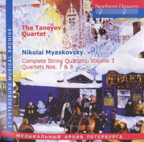 Taneyev Quartet: N. Miaskovsky - Complete String Quartets 3 - COMPACT DISCS