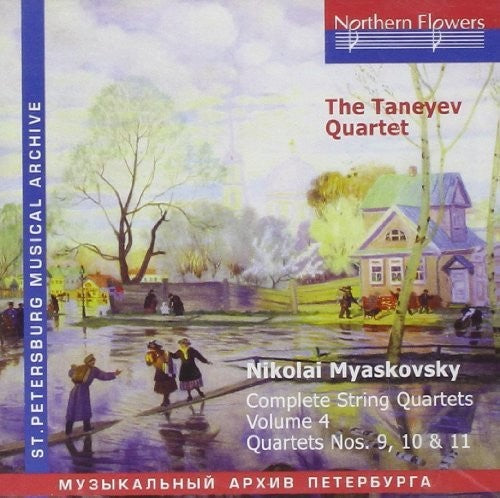 Taneyev Quartet: N. Miaskovsky - Complete String Quartets 4 - COMPACT DISCS