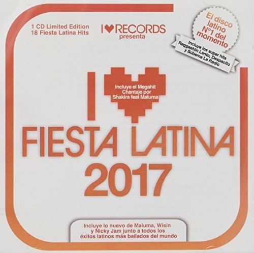 Various Artists: I Love Fiesta Latina 2017 / Various - CD