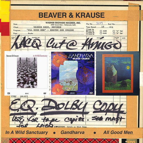 Beaver & Krause: In A Wild Sanctuary / Gandharva / All Good Men - COMPACT DISCS