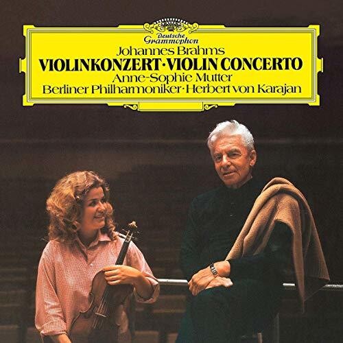 Brahms / Mutter / Berliner Philharmoniker / Karaja: Violin Concerto in D Op 77 { Record }
