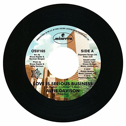 Alfie Davison: Love Is Serious Business - 7-INCH SINGLE