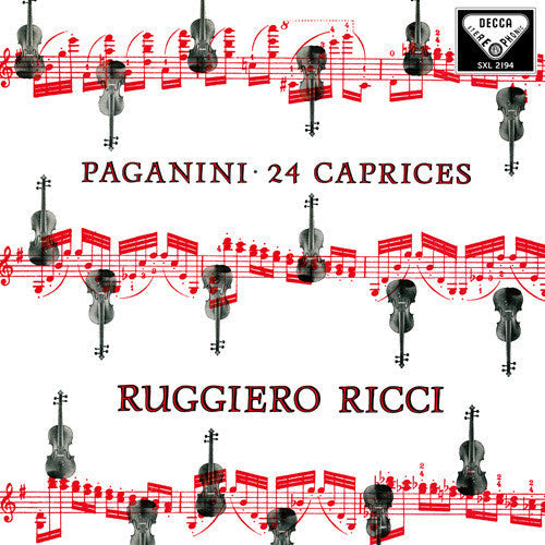 Ruggiero Ricci: Paganini: 24 Caprices Op. 1 { Record }