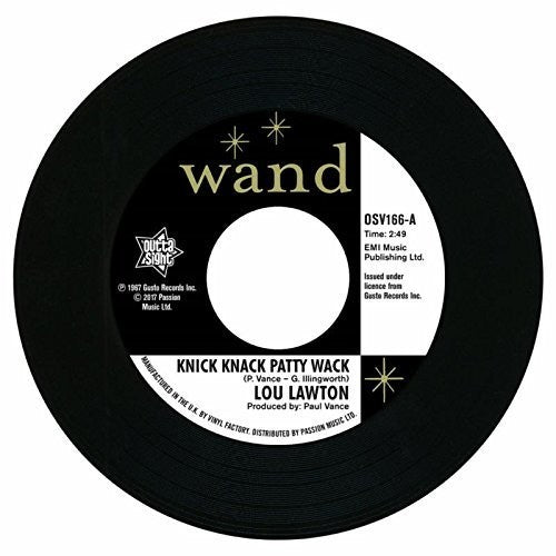 Walton, Lou / Wilson, Walter: Knick Knack Paddy Wack / Love Keeps Me Crying - VINYL