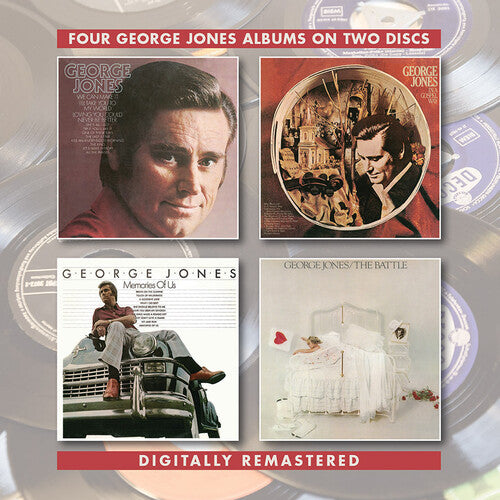 George Jones: George Jones / In A Gospel Way / Memories Of Us / The Battle - COMPACT DISCS