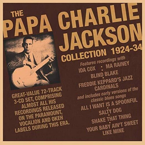 Papa Charlie Jackson: Papa Charlie Jackson Collection 1924-34 - COMPACT DISCS