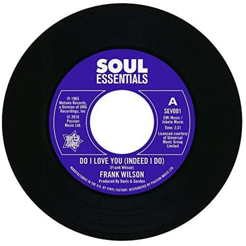 Frank Wilson: Do I Love You (Indeed I Do) / Sweeter As The Days Go By - 7-INCH SINGLE