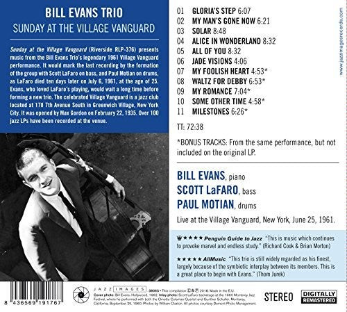 Bill Evans: Sunday At The Village Vanguard - CD