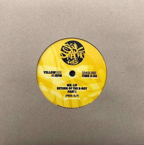 Mr. Lif: Return of the B-Boy Part 1 & Part 2 - 7-INCH SINGLE