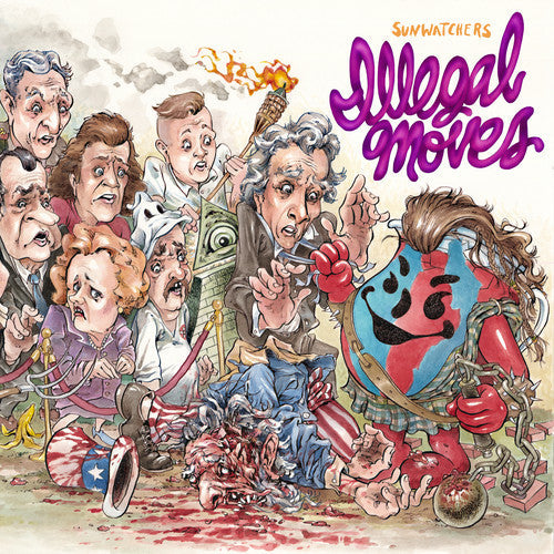 Sunwatchers- Illegal Moves [Blue / Red LP] ( LP )