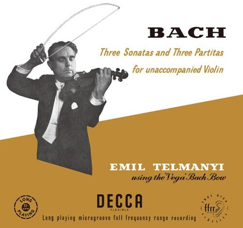 Emil Talmanyi: Three Sonatas & Three Partitas For Unaccompanied Violin (J.S. Bach) { Record }