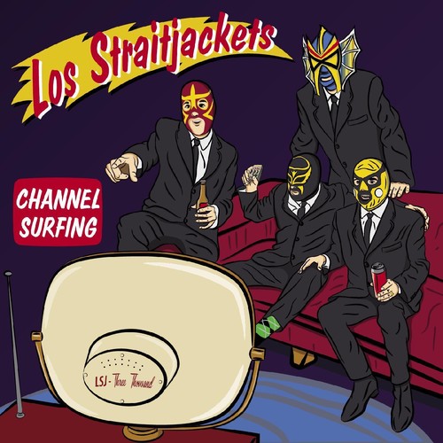 Los Straitjackets- Channel Surfing EP [Vinyl] ( LP )