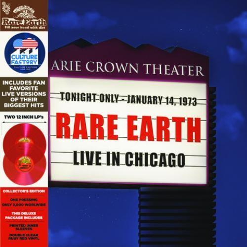 Rare Earth- Live in Chicago (Indie Exclusive Vinyl) (Red Translucent Vinyl) ( LP )