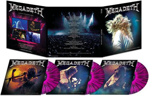 Megadeth- A Night In Buenos Aires (Purple & Black Splatter) ( LP )