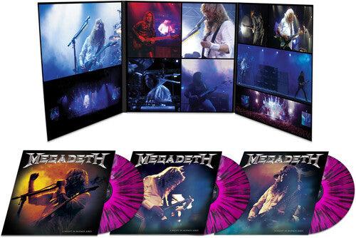 Megadeth- A Night In Buenos Aires (Purple & Black Splatter) ( LP )