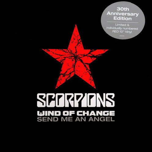 The Scorpions: Wind Of Change / Send Me An Angel (Limited Edition 10-inch) (Red Vinyl) - VINYL