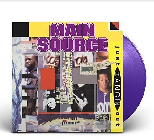 Main Source- Just Hangin' Out / Live At The Barbecue (Purple) ( LP )