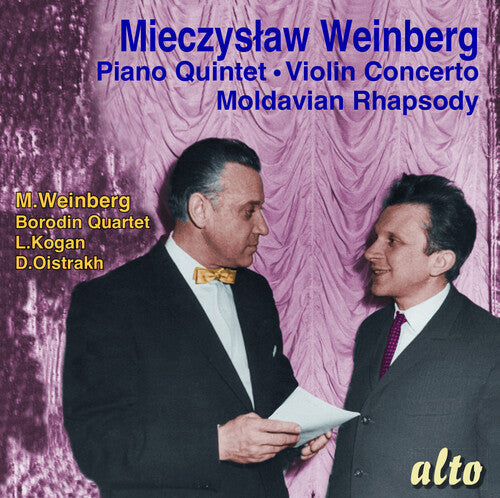 Mieczyslaw Weinberg: Weinberg Plays Weinberg: Piano Quintet /Moldavian Rhapsody / VC CON - COMPACT DISCS