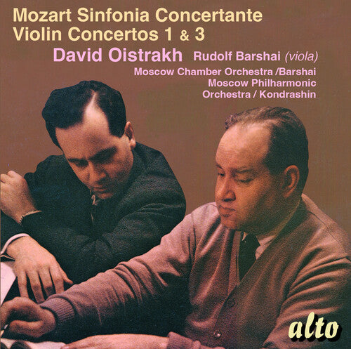 David Oistrakh: Mozart: Sinfonia Concertante K. 364; Violin Cons No. 1, K. 207 - COMPACT DISCS