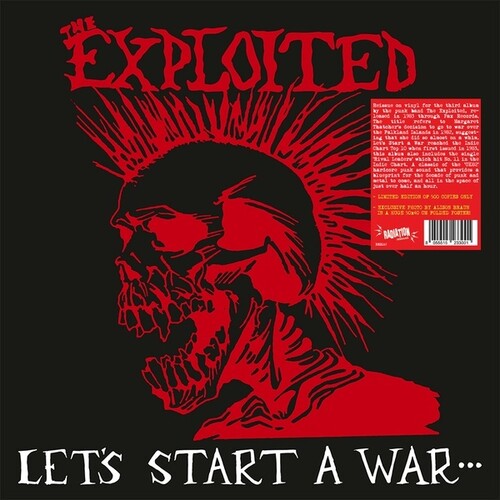 The Exploited: Let's Start A War Said Maggie One Day - VINYL