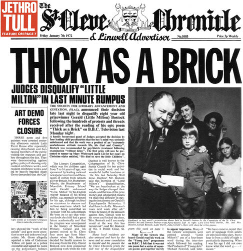 Jethro Tull: Thick As A Brick (50th Anniversary Edition) - VINYL