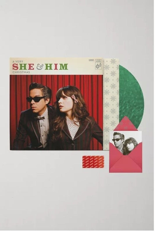 She & Him- Very She & Him Christmas (Green Vinyl) ( LP )