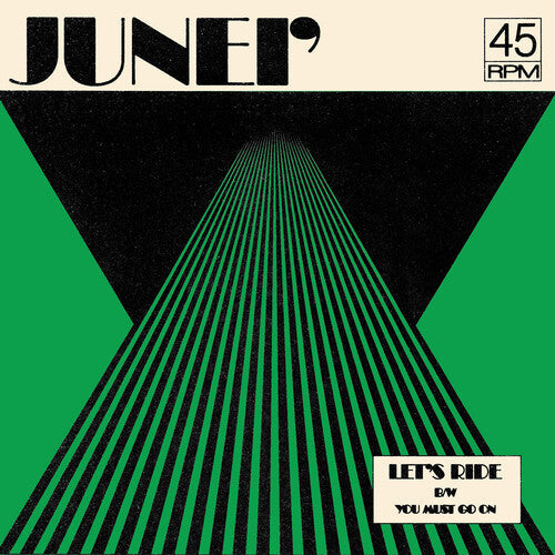 JUNEI': Let's Ride B/w You Must Go On - Clear Green - 7-INCH SINGLE