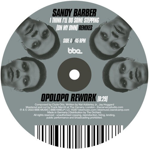 Sandy Barber: I Think I'll Do Some Stepping (on My Own) Remixes - VINYL