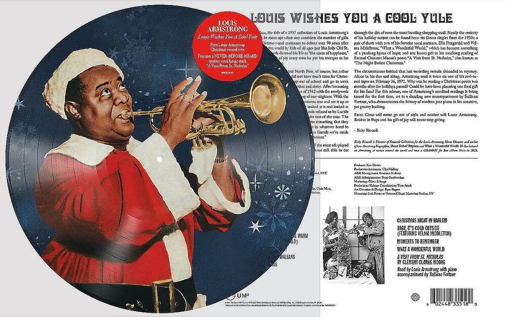 Louis Armstrong- Louis Wishes You a Cool Yule [Limited Edition Picture Disc LP] ( LP )
