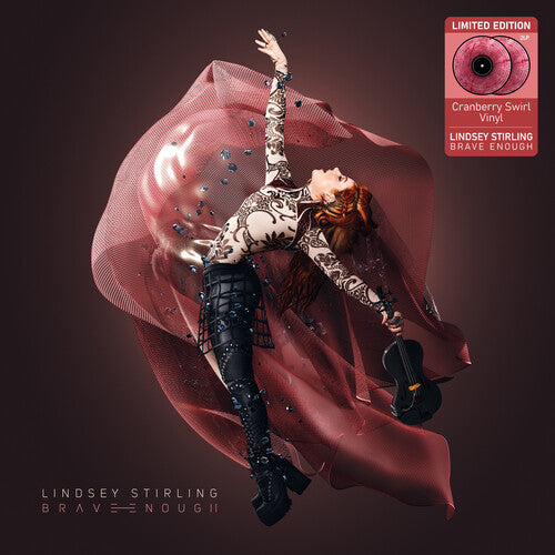 Lindsey Stirling: Brave Enough- Cranberry Swirl - VINYL