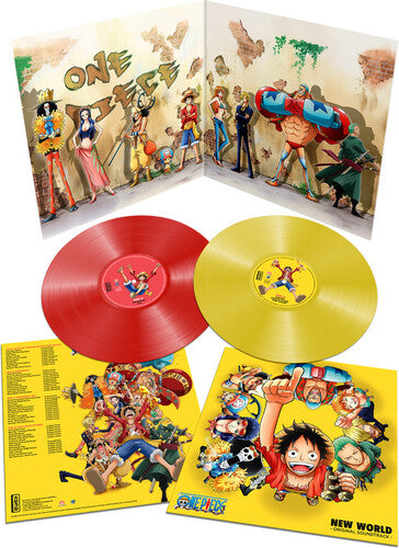 One Piece New World / O.S.T.: One Piece New World - Limited Edition Red + Yellow Vinyl - VINYL