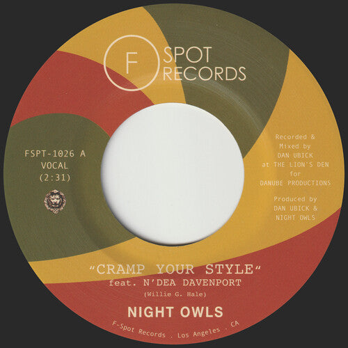 Night Owls: Cramp Your Style b/w Your Old Standby - 7-INCH SINGLE