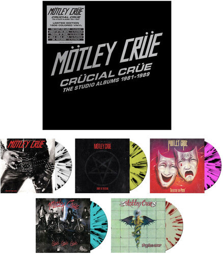 Motley Crue: Crucial Crue: The Studio Albums 1981-1989 - VINYL