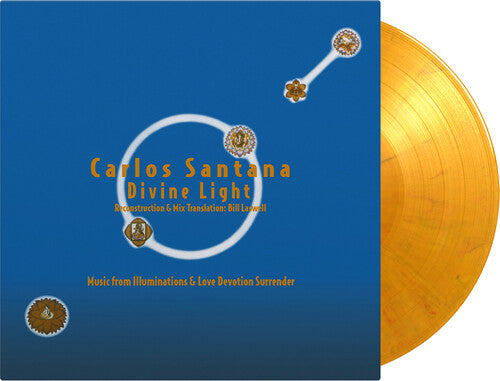 Carlos Santana: Divine Light: Reconstruction & Mix Translation By Bill Laswell - Limited Gatefold 180-Gram Yellow, Red & Black Marble Colored Vinyl - VINYL