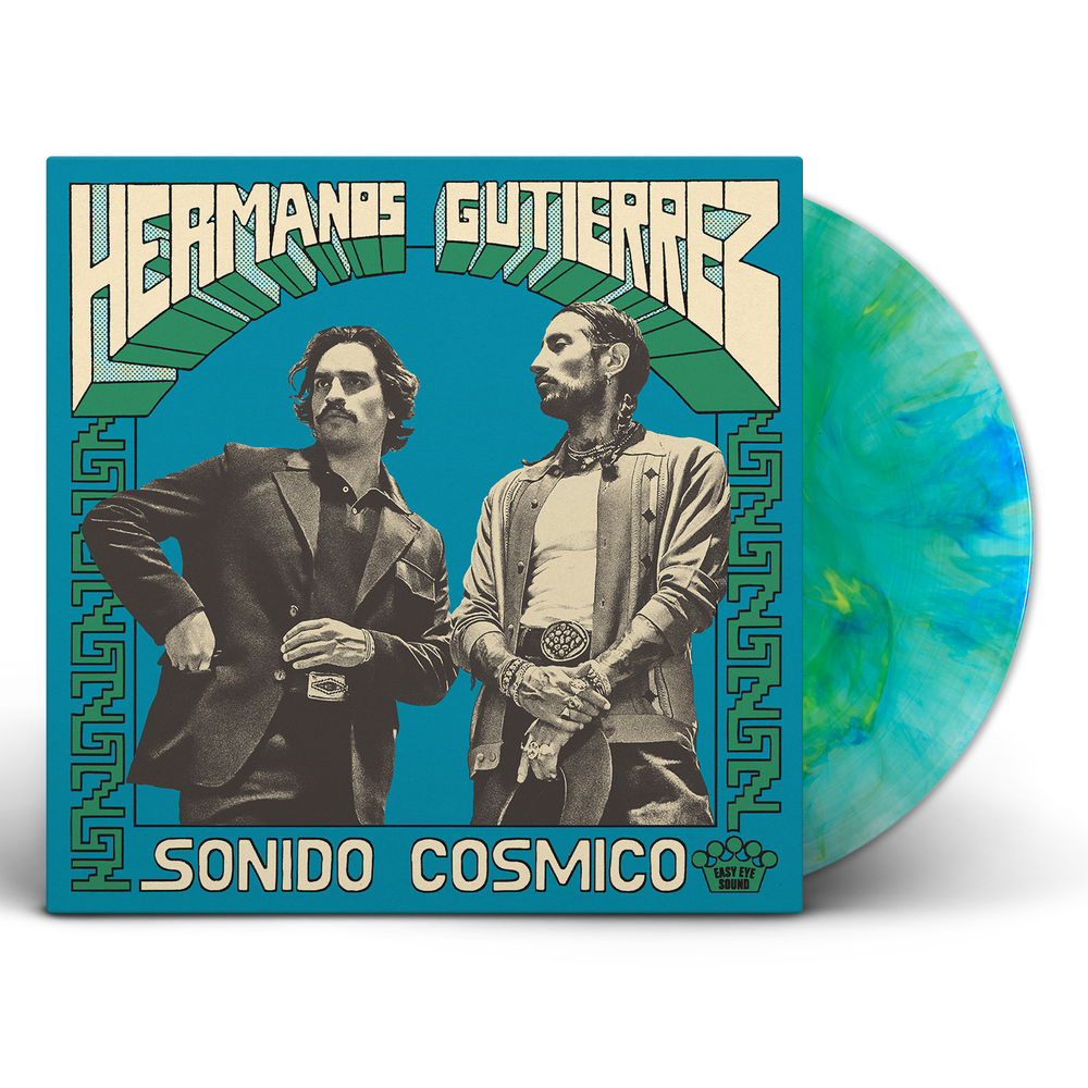 Hermanos Gutierrez- Sonido Cosmico [Indie Exclusive Limited Edition Blue/Yellow Marble LP] ( LP )