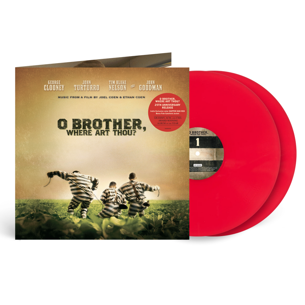 O Brother, Where Art Thou? (Original Motion Picture Soundtrack) - 25th Anniversary [Indie Exclusive Dapper Dan Red] ( LP )
