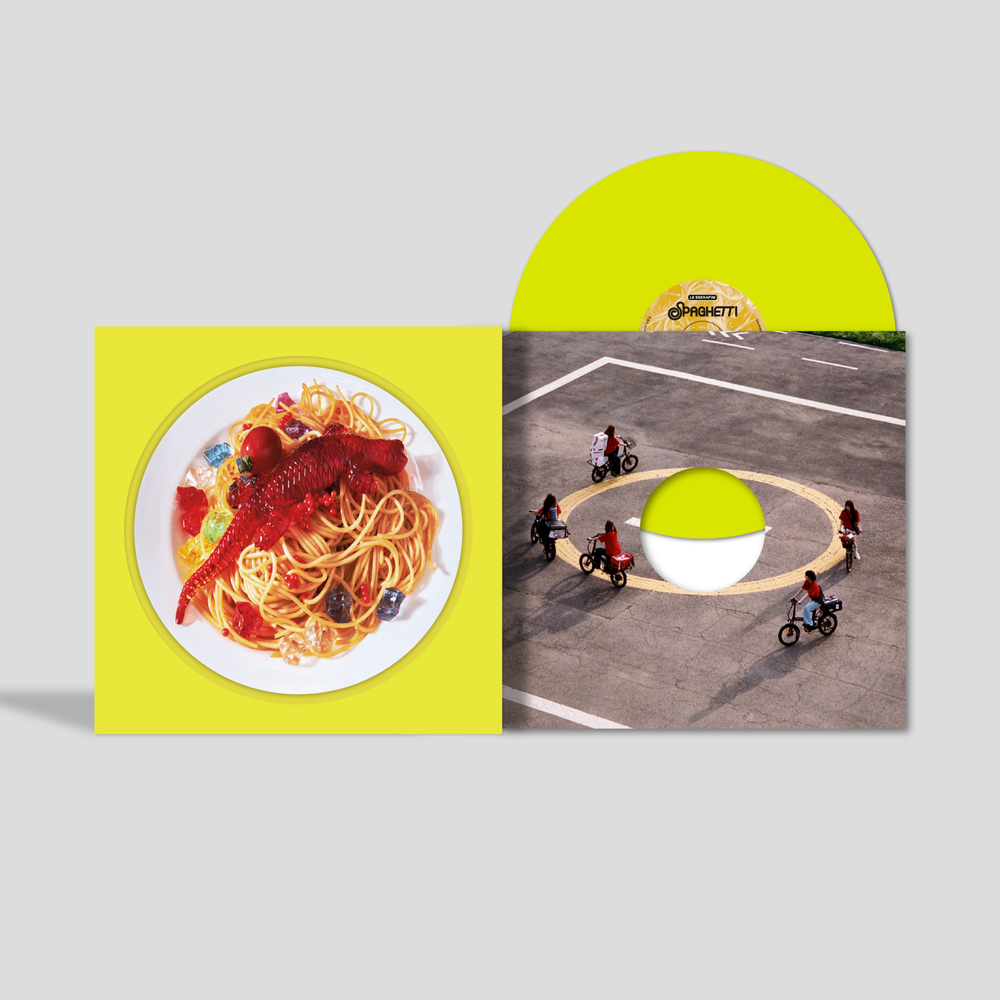LE SSERAFIM- 1st Single Album 'SPAGHETTI' [Neon Yellow] ( LP )