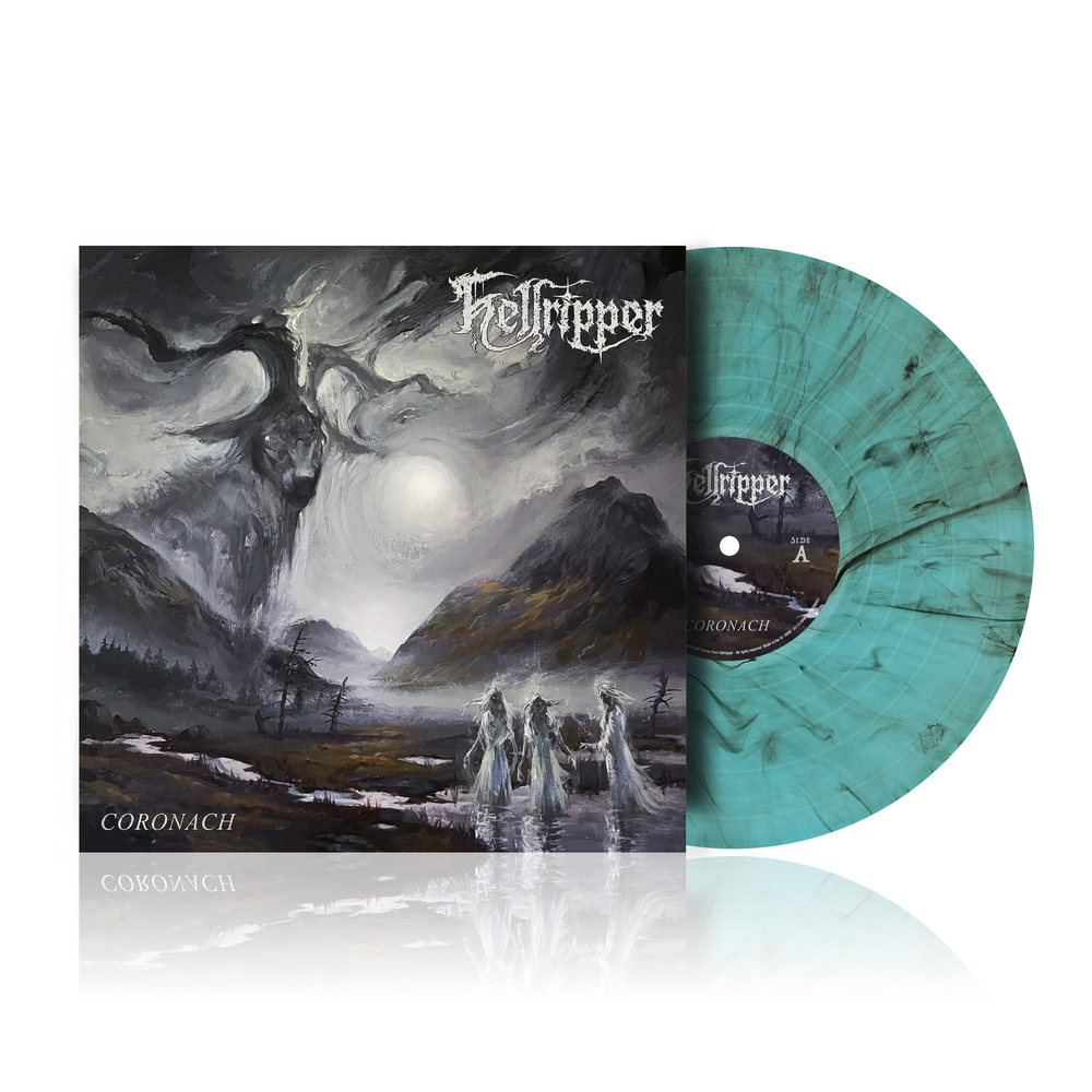 Hellripper- Coronach [Indie Exclusive Granite City Electric Smoke] ( LP )