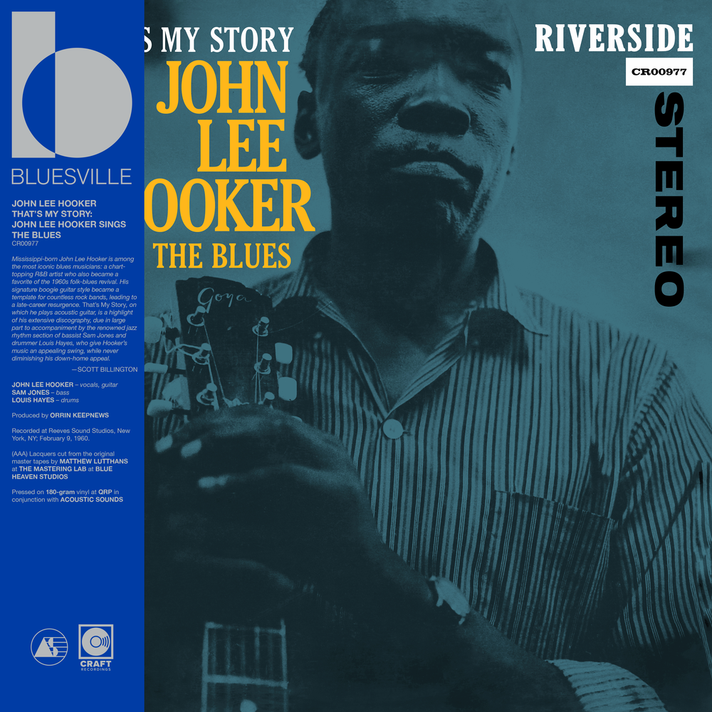 John Lee Hooker- That's My Story: John Lee Hooker Sings The Blues (Bluesville Acoustic Sounds Series) [180g Black Vinyl - paper wrapped] ( LP )