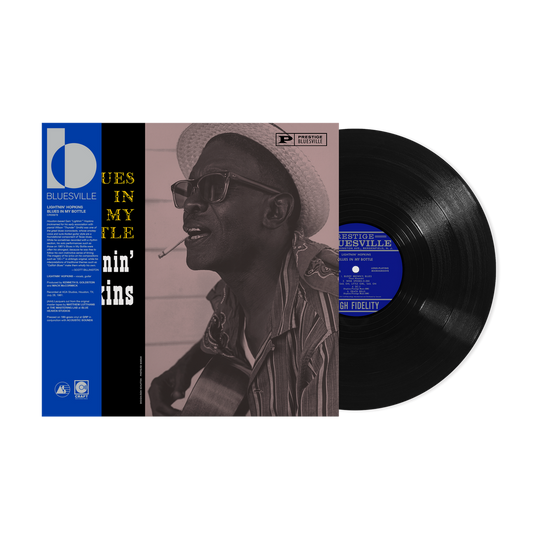 Lightnin' Hopkins- Blues In My Bottle (Bluesville Acoustic Sounds Series) [180g Black Vinyl - paper wrapped jacket] ( LP )