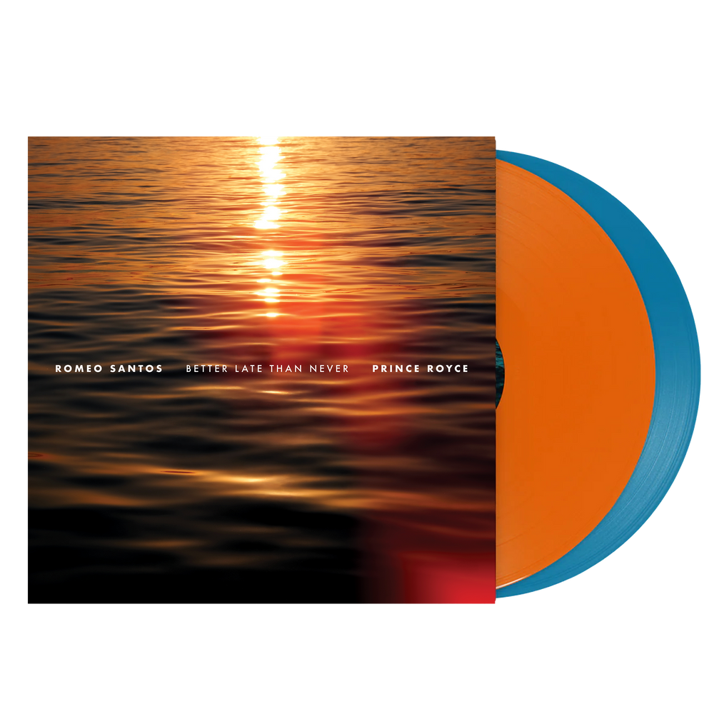 Romeo Santos & Prince Royce- Better Late Than Never [Tangerine and Aqua Vinyl] ( LP )