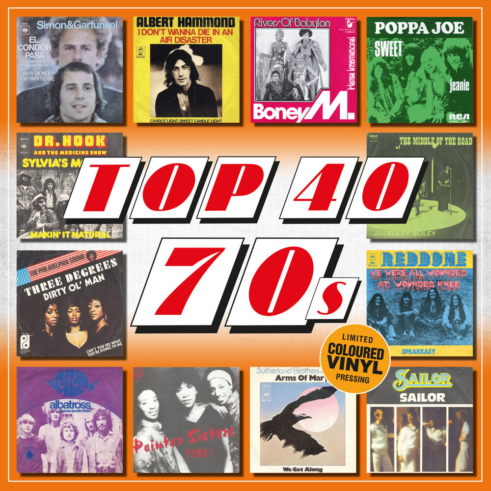 Top 40 70s / Various- Top 40 70s / Various [Colored Vinyl] (Ofgv) (Spla) (Hol) ( LP )